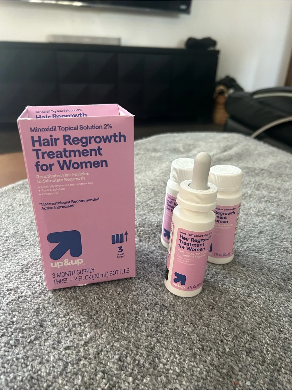 Hair Regrowth Treatment for Women - Minoxidil 2% 3 month supply